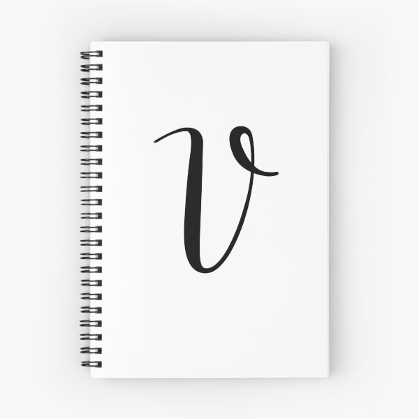 Artikelvorschau, Kursiver Monogrammbuchstabe v entworfen und verkauft von JustSeasons.