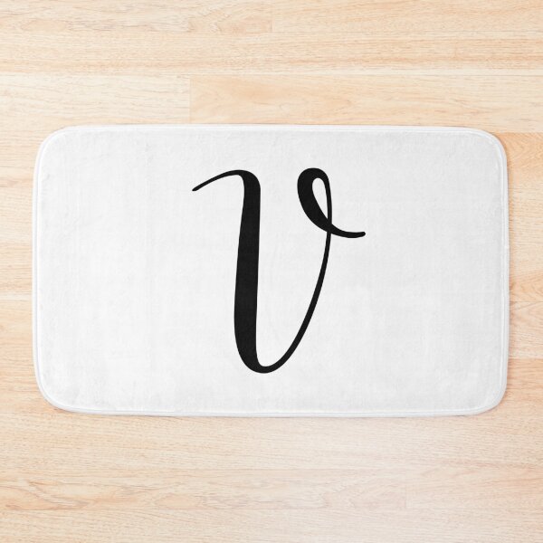 Item preview, Italic monogram letter v designed and sold by JustSeasons.