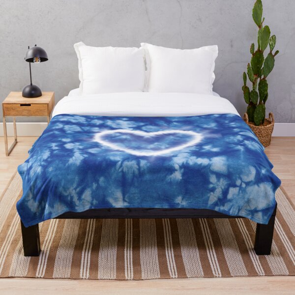 Item preview, Corazón azul tie dye designed and sold by JikDesign.