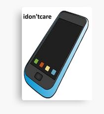 iphone hate droid love Canvas Print