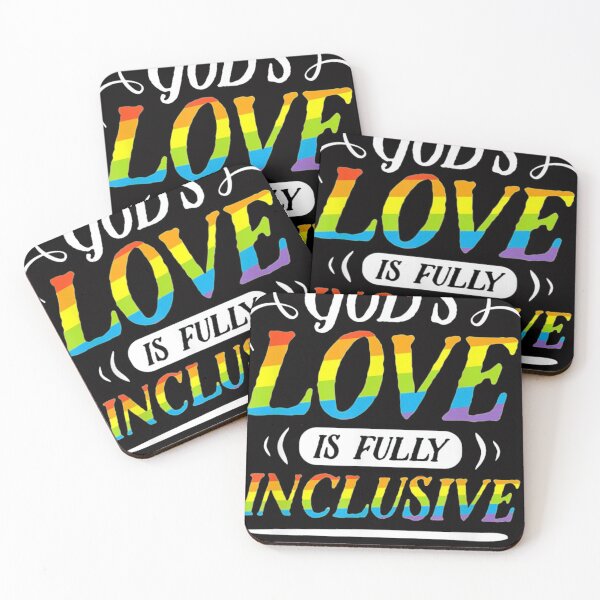Item preview, God's Love Is Fully Inclusive Rainbow designed and sold by brooksholde.