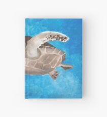 Turtle on an ocean adventure Hardcover Journal