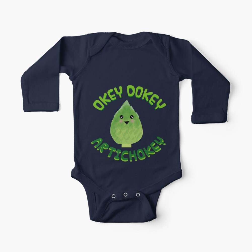 Okey Dokey Artichokey Baby One Piece By Uzstore Redbubble