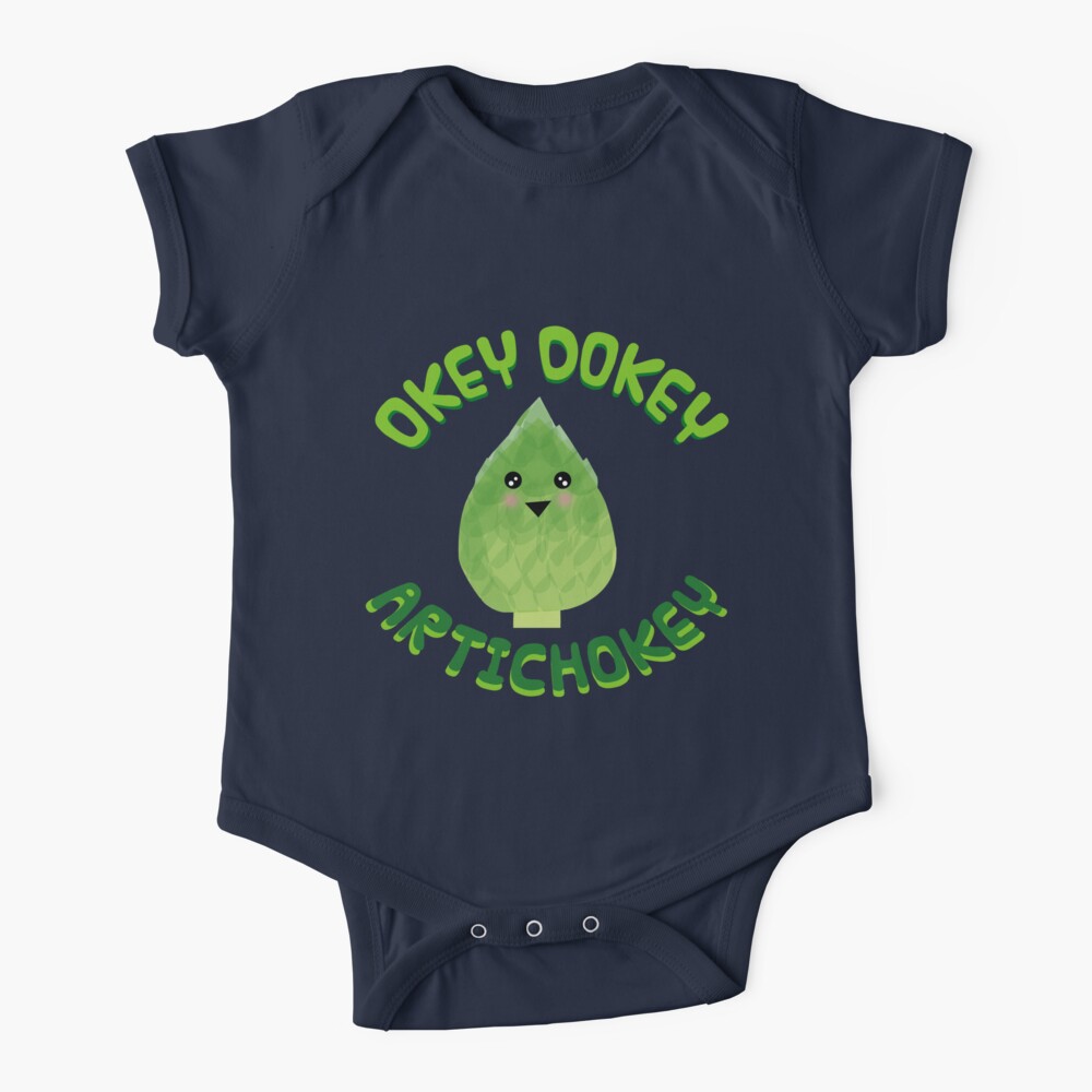 Okey Dokey Artichokey Baby One Piece By Uzstore Redbubble