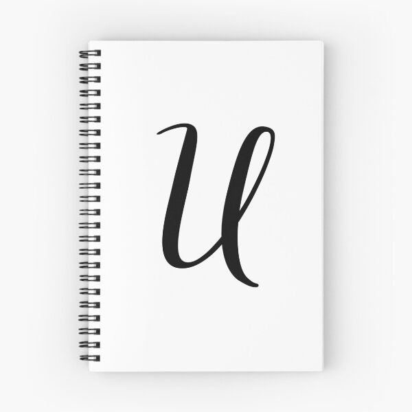 Item preview, Italic monogram letter u designed and sold by JustSeasons.