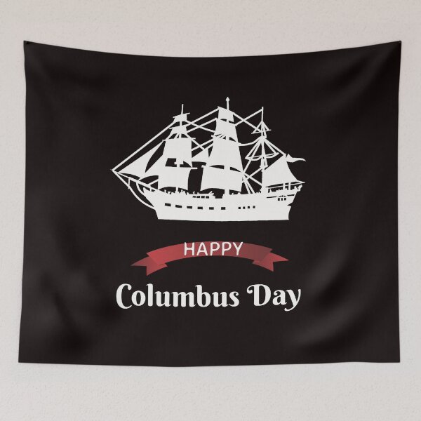 Item preview,   happy Columbus Day designed and sold by Rachid-Art.