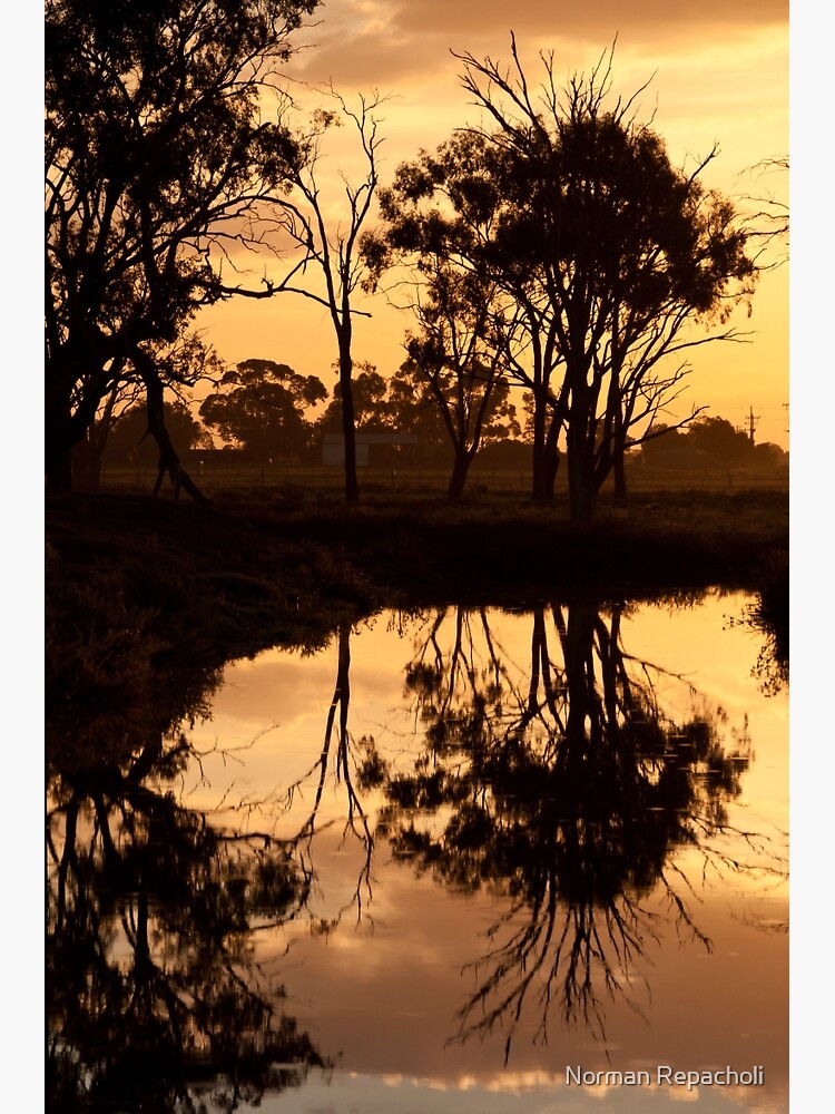 Reflections - Tongala Victoria Australia by keystone