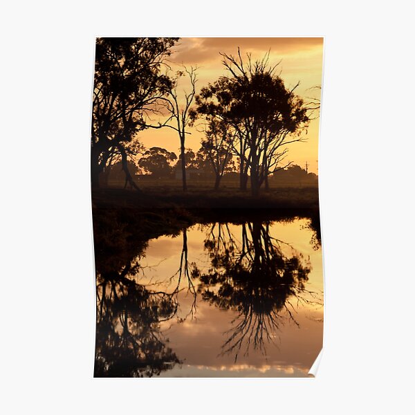 Reflections - Tongala Victoria Australia Poster
