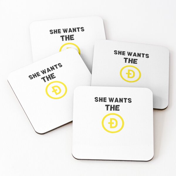 Item preview,  she wants  the doge t-shirts, Dogecoin HODL,funny t-shirts designed and sold by 77ART.