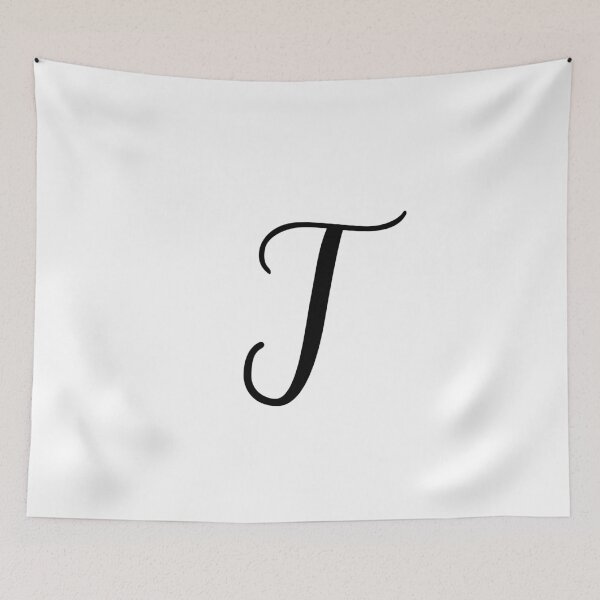 Item preview, Italic monogram letter t designed and sold by JustSeasons.