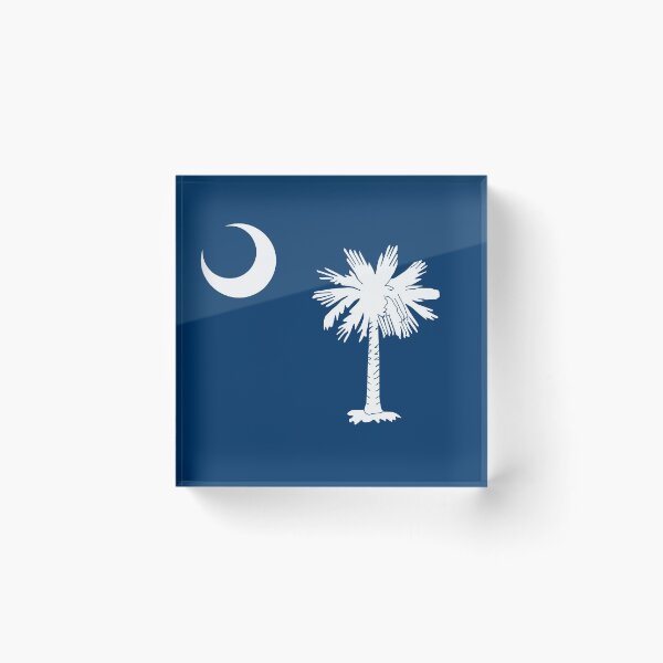 Item preview, South Carolina Palmetto Tree & Crescent Moon designed and sold by sticker-stacker.