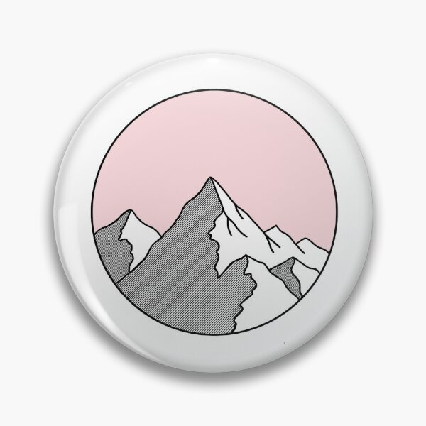 Item preview, aesthetic mountain with pink sky designed and sold by sonia10.