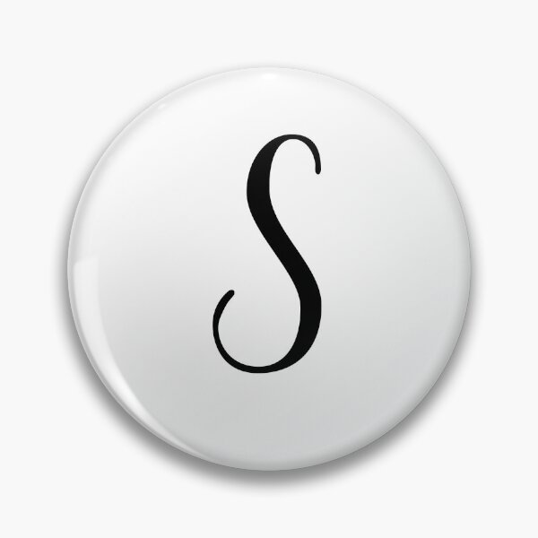 Item preview, Italic monogram letter s designed and sold by JustSeasons.