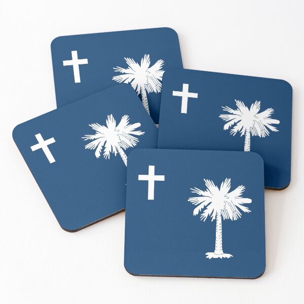 Item preview, South Carolina Palmetto Tree & Christian Cross designed and sold by sticker-stacker.