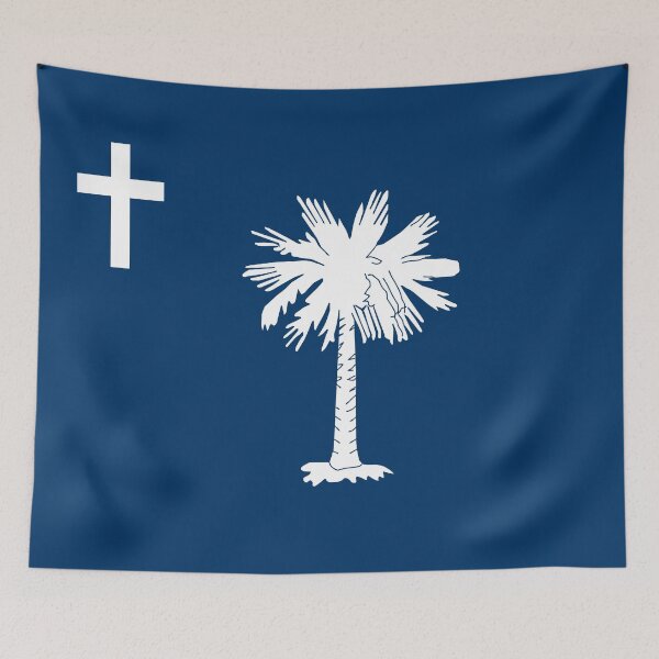Item preview, South Carolina Palmetto Tree & Christian Cross designed and sold by sticker-stacker.