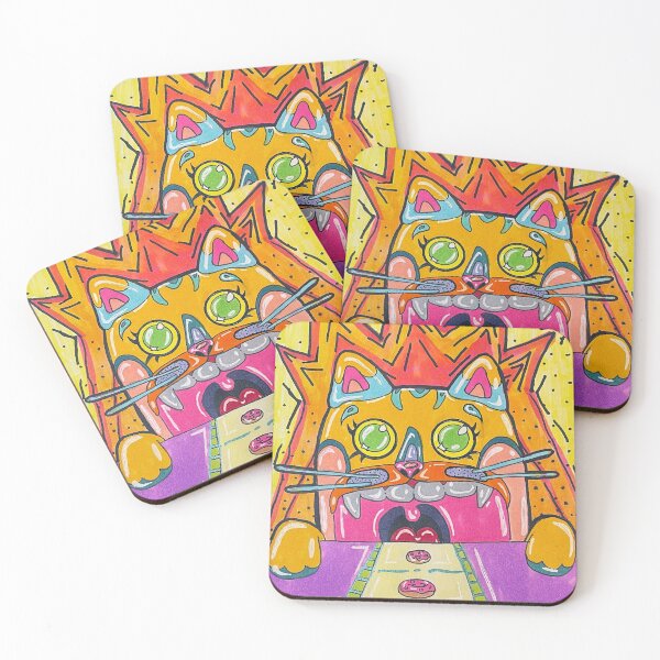 Item preview, "Doughnut Cat" designed and sold by KatBlouchArt.