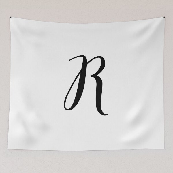 Item preview, Italic Monogram Letter R designed and sold by JustSeasons.