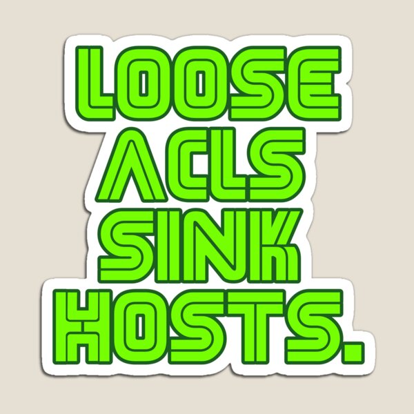 Item preview, Loose ACLs sink hosts. designed and sold by Mapache Salvage.