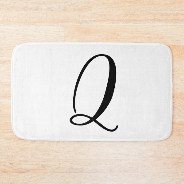Item preview, Italic Monogram Letter Q designed and sold by JustSeasons.