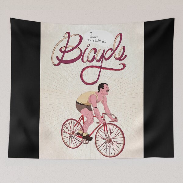 Item preview, I Want To Ride My Bicycle designed and sold by Anna Meraz.
