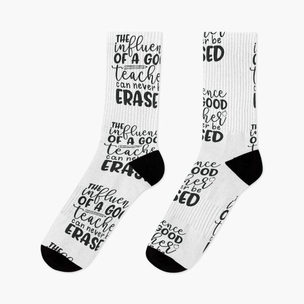 Item preview, The influence of a teacher - inspirational teacher quote/gift (black) designed and sold by PickaSticka.