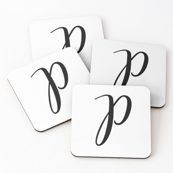 Item preview, Italic Monogram Letter P designed and sold by JustSeasons.