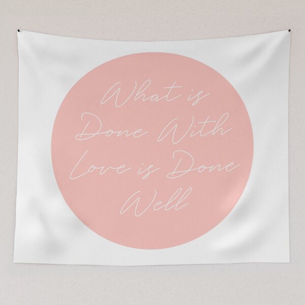 Item preview, Van Gogh Love Quote in Blush Pink designed and sold by pb598.