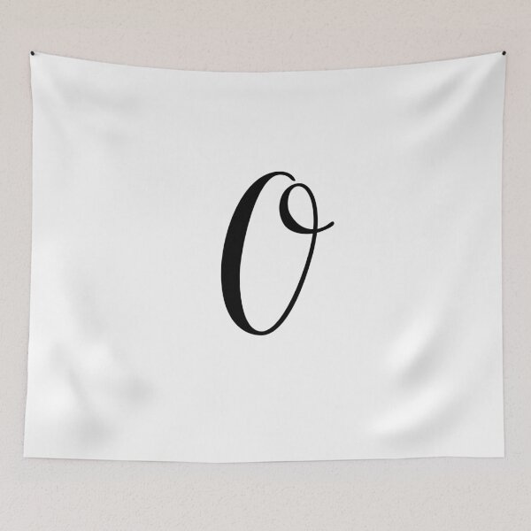 Item preview, Italic Monogram Letter O designed and sold by JustSeasons.