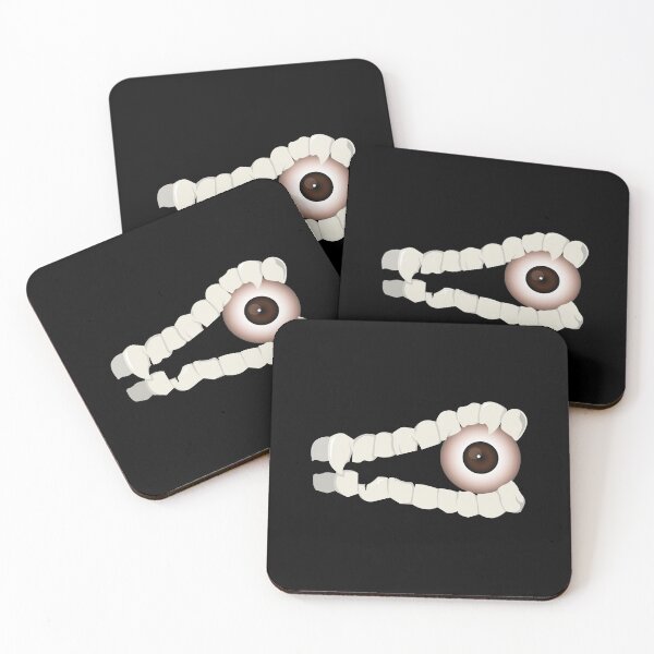 Item preview, Spooky Teeth Biting Eye Ball designed and sold by Marzuqi Che Rose.