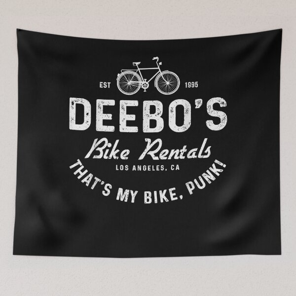 Aperçu de l'œuvre Deebo's Bike Rental - Cyclisme créée et vendue par begin-again.