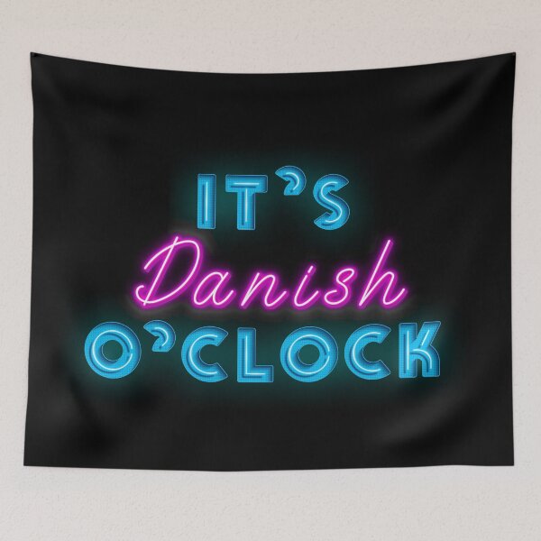 Item preview, It is Danish O`clock Cool Neon Sign For Denmark Fan designed and sold by Urosek.