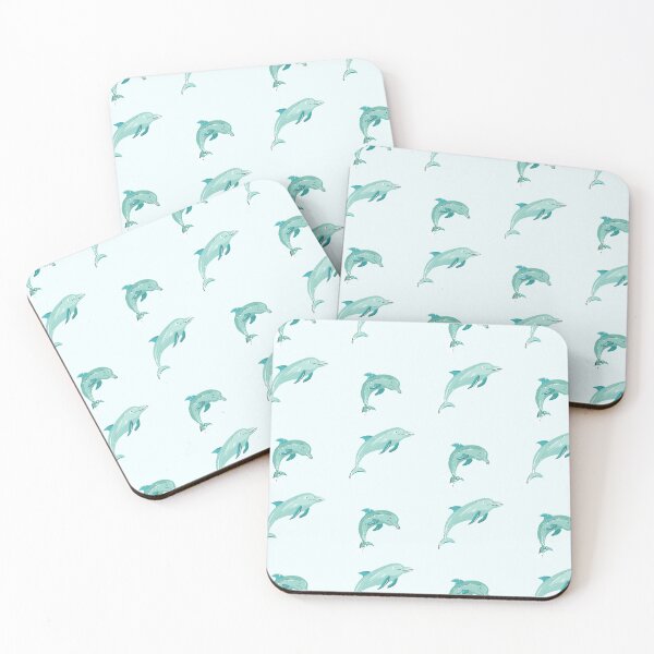 Item preview, Cute Dolphin Pattern designed and sold by sunnyxvibesss.