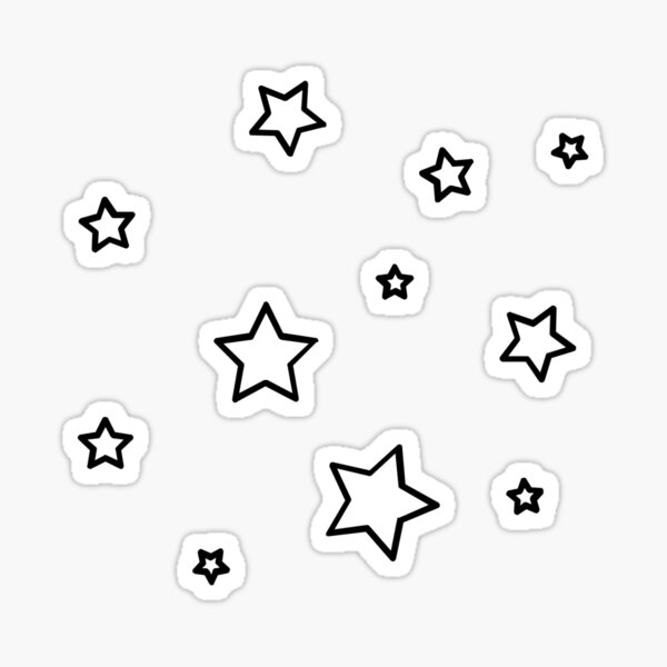 Small Star Stickers Sticker for Sale by gaurcar