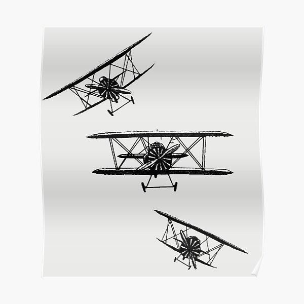 Biplane Tri-Lane! Poster