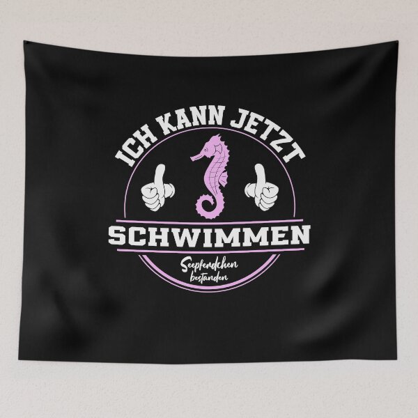 Item preview, Swimming Badge Seahorses Passed Swimming designed and sold by besTmanuFacture.