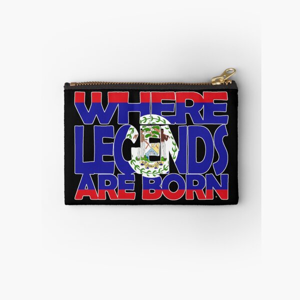 Item preview, Belize Flag - Where Legends Are Born - Belizean - Soca Mode designed and sold by Soca-Mode.