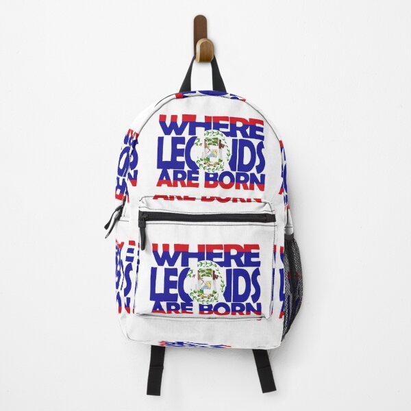 Item preview, Belize Flag - Where Legends Are Born - Belizean - Soca Mode designed and sold by Soca-Mode.