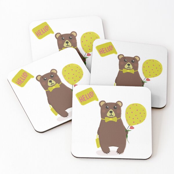 Item preview, Bear say Hello to you designed and sold by darapostcard.