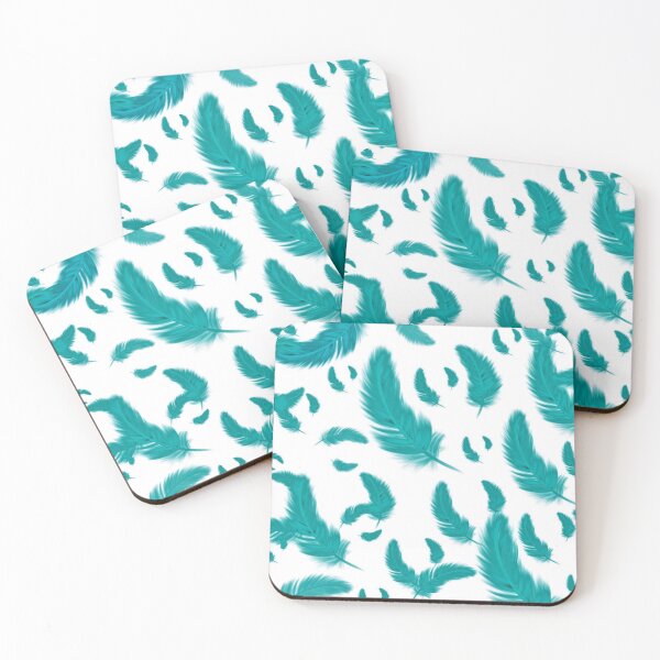 Item preview, Teal Feathers designed and sold by Minxylynx4.