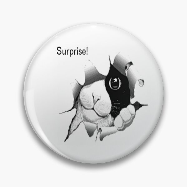 Item preview, Curious Black and White Cat Surprise designed and sold by MurphyMorganGifts.