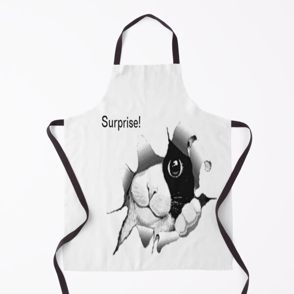 Item preview, Curious Black and White Cat Surprise designed and sold by MurphyMorganGifts.