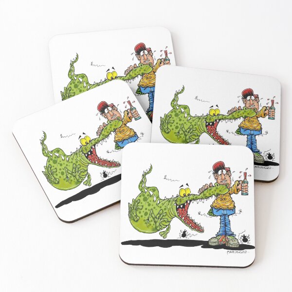 Item preview, Man and his Dinosaur Dog designed and sold by bobtheartman.