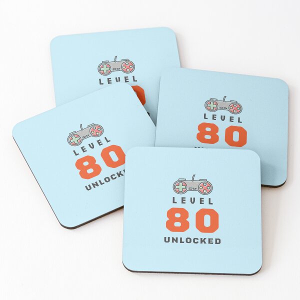 Item preview, Level 80 Unlocked Retro, Funny Video Gamer 80th Birthday Gift, 80 Years Old Vintage designed and sold by Boom-llqb.
