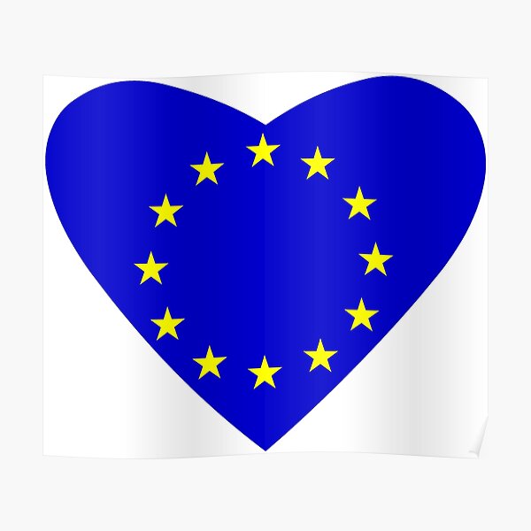 "Love Europe" Poster for Sale by sweetsixty Redbubble