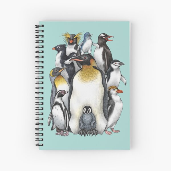Penguin Obsession Spiral Notebook