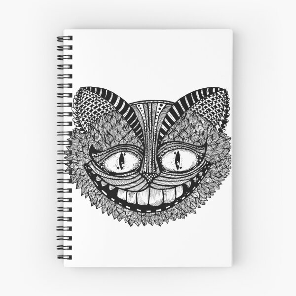 Item preview, Cheshire Cat- Alice in wonderland - zentangle designed and sold by EmoodleDoodle.