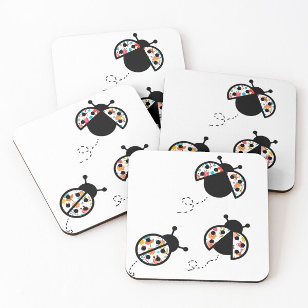 Item preview, Ladybug flowers designed and sold by SAS4rt.