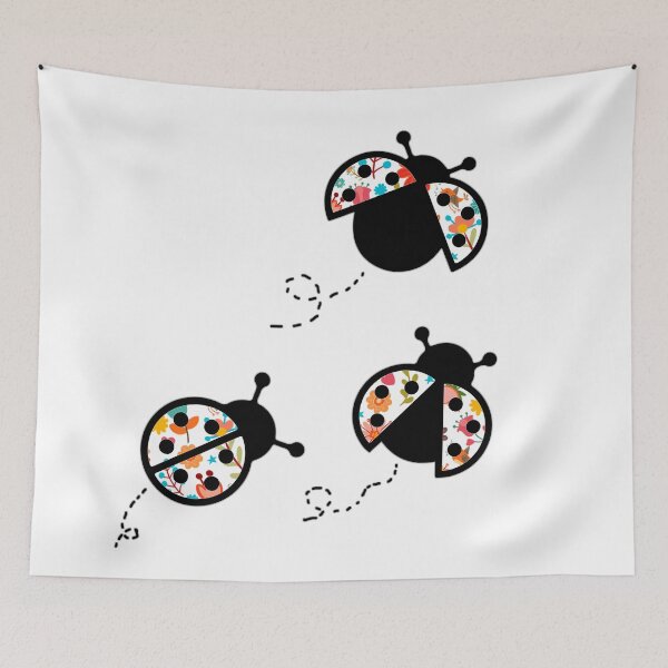 Item preview, Ladybug flowers designed and sold by SAS4rt.