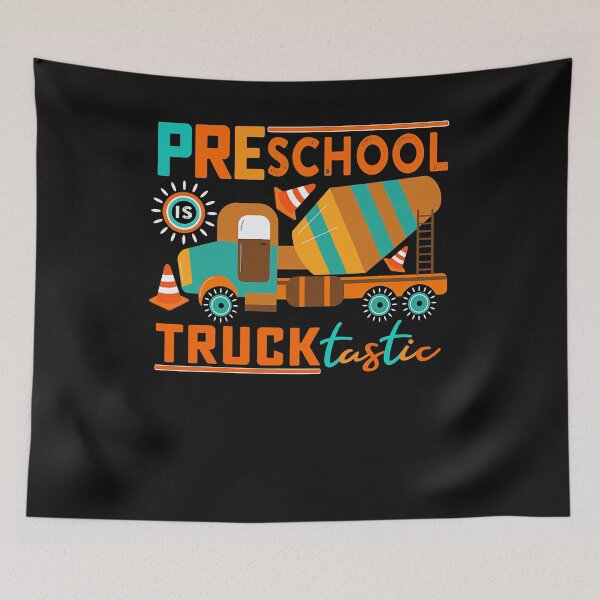 Item preview, Preschool Is Trucktastic Cute Preschooler Truck Lover Saying  designed and sold by markettathorn.
