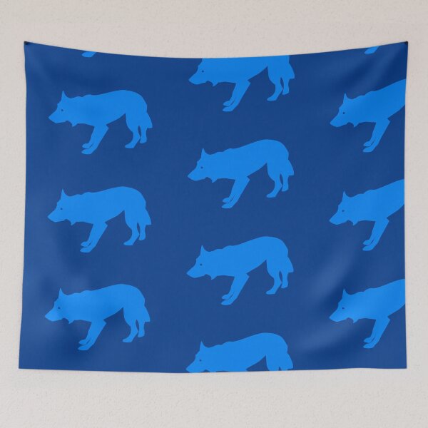 Item preview, Crouching Border Collie - Light Blue designed and sold by Cnick.